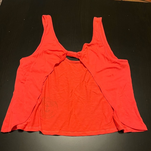 Orange Backless Padre Island Tank Top, Size Medium - Picture 3 of 4